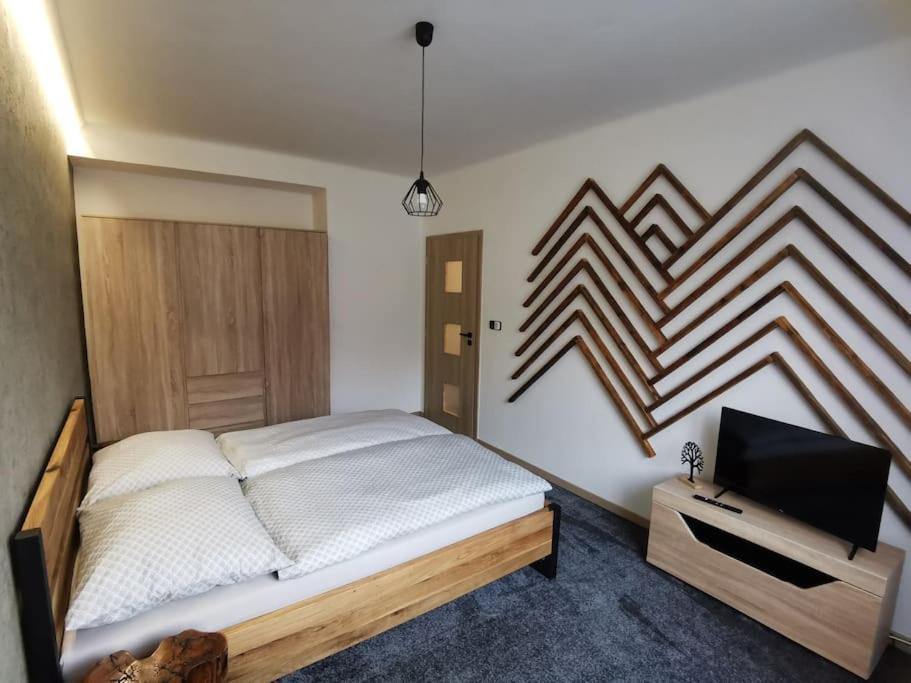Apartman Bila Voda Červená Voda Exteriör bild