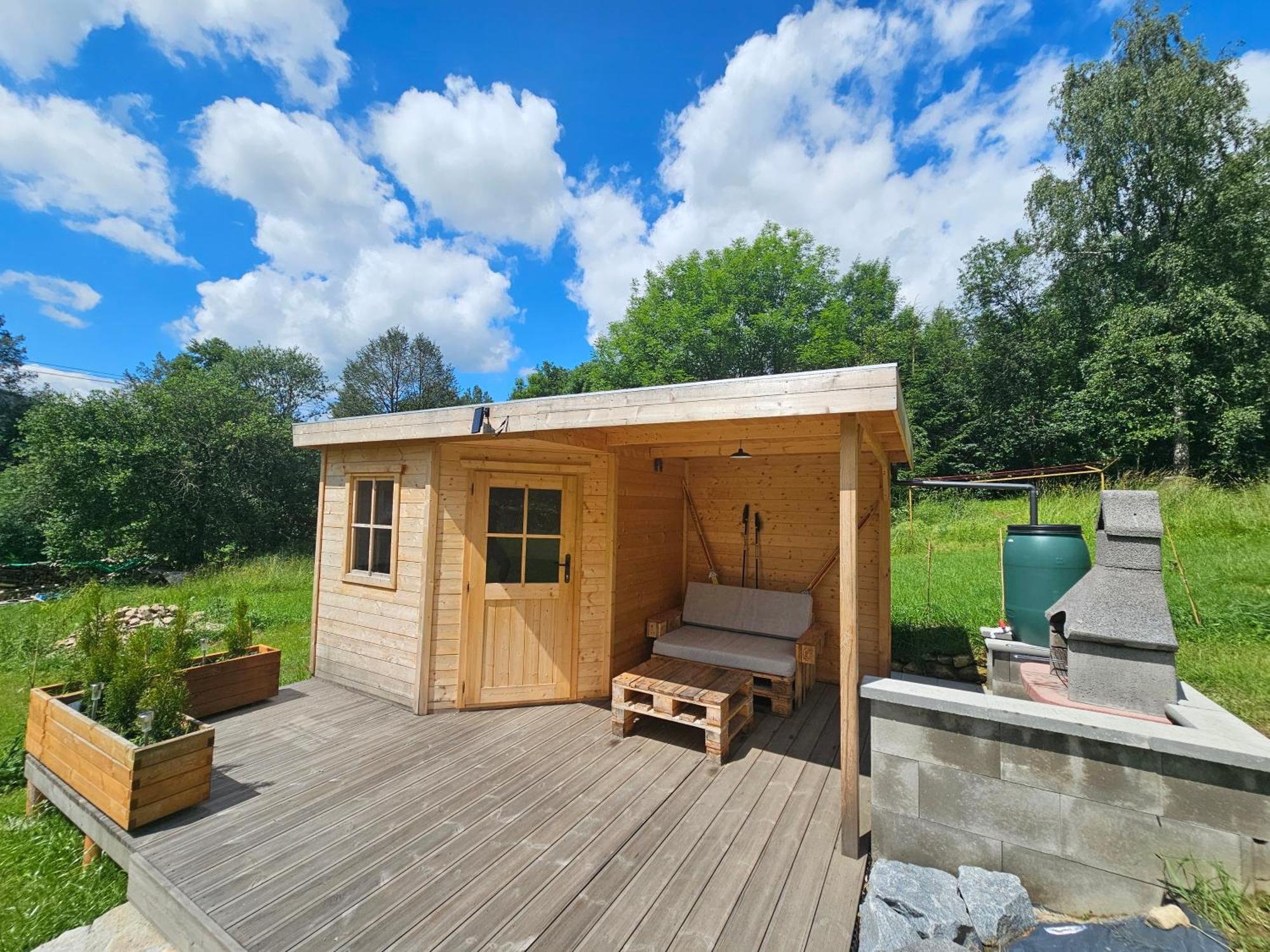 Apartman Bila Voda Červená Voda Exteriör bild